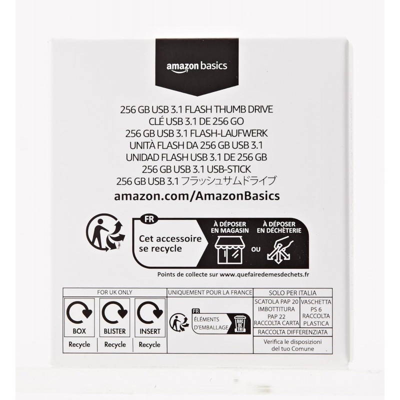 amazon basics 256GB Ultra Fast USB 3.1 Flash Drive amazon basics 256GB Ultra Fast USB 3.1 Flash Drive