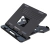 amazon basics Adjustable Laptop Riser Stand | Wide Compatibility | Multiple Adjustable Angles | Ventilated & Secure Design