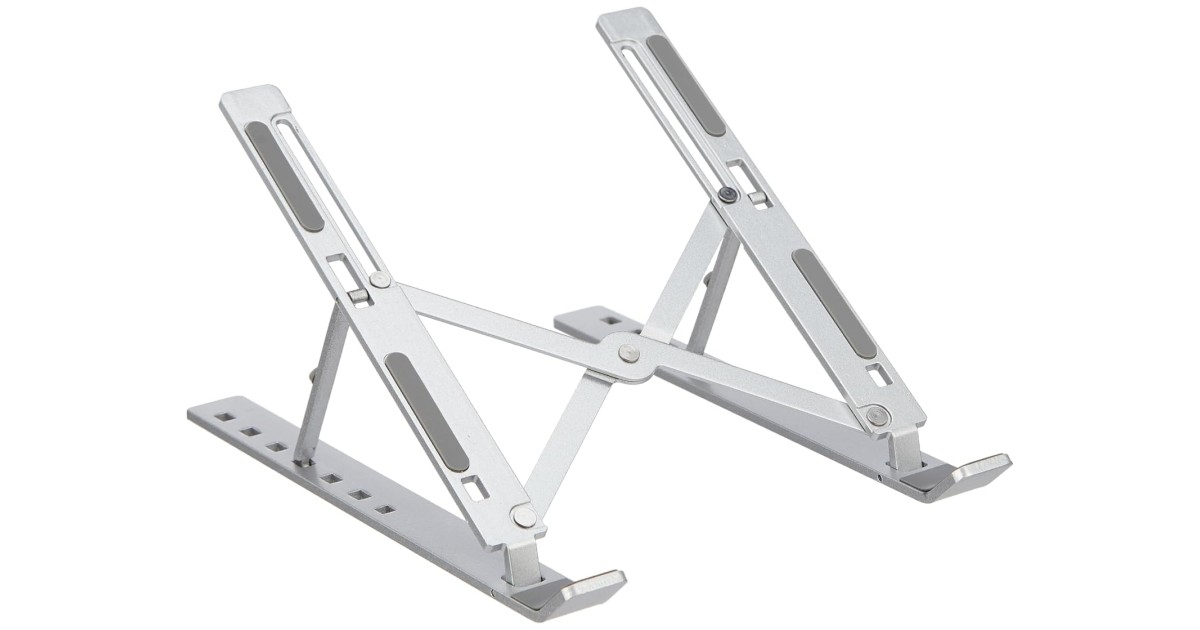 Pinnacle Basics Computer Riser amazon basics Tabletop Laptop Stand, Ergonomic Adjustable & Ventilated ...