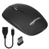 amazon basics Wireless Mouse | 2.4 GHz Connection, 1600 DPI | Type - C Adapter | Upto 12 Months of Battery Life