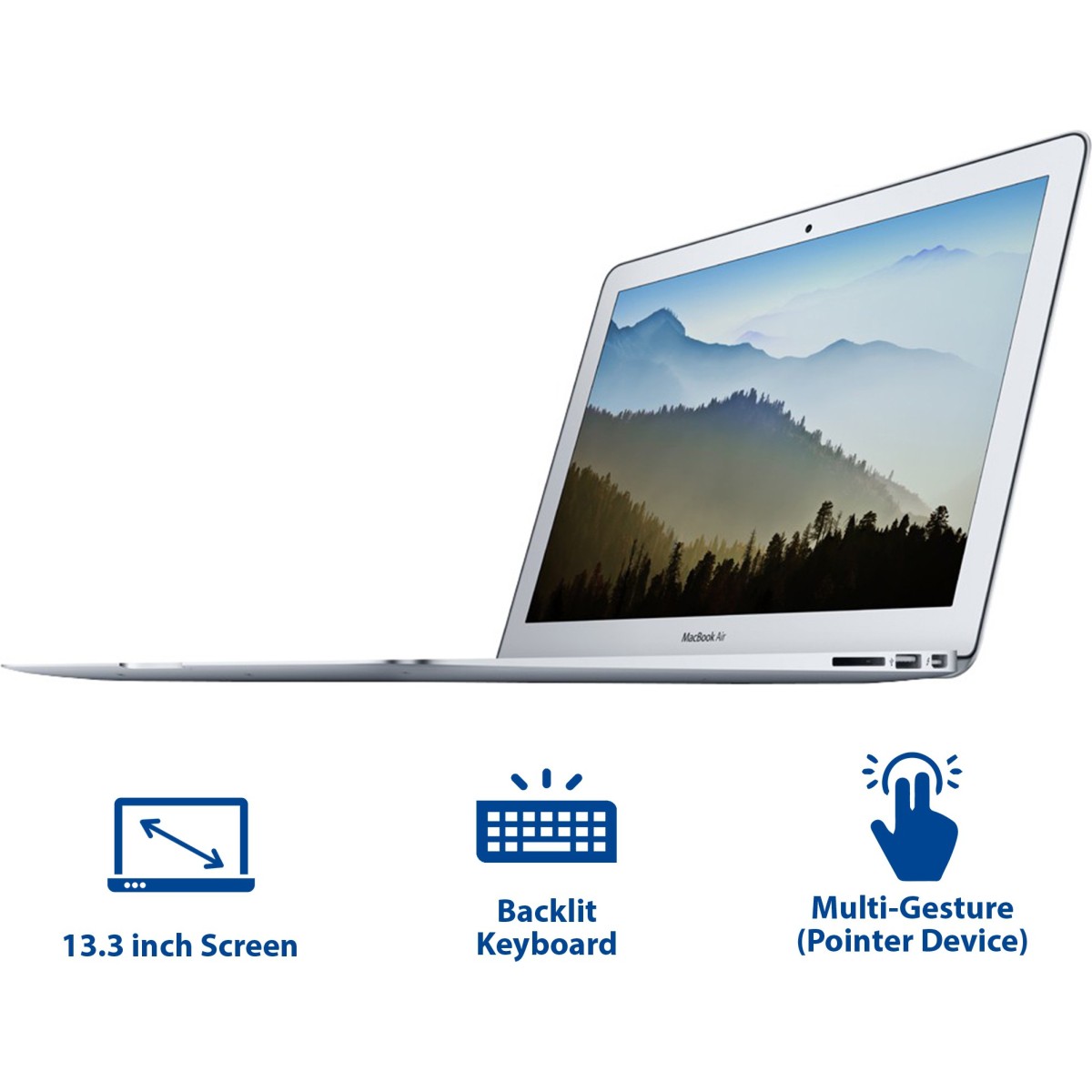 Apple MacBook Pro (15-inch, 16GB RAM, 512GB Storage, 2.3GHz Intel Core i7) - Silver refurbished
