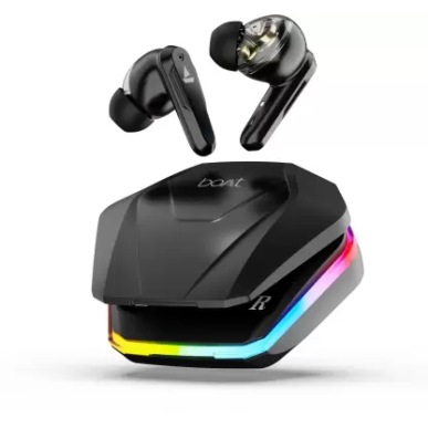 boAt Immortal 161 with Beast Mode (Black Sabre, True Wireless)