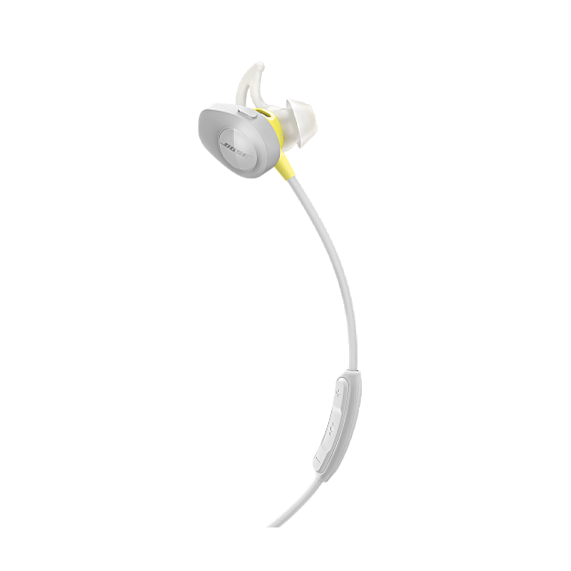 Bose Soundsport Sweatproof Bluetooth Wireless In Ear Earphones With Mic For Running And Sports, White