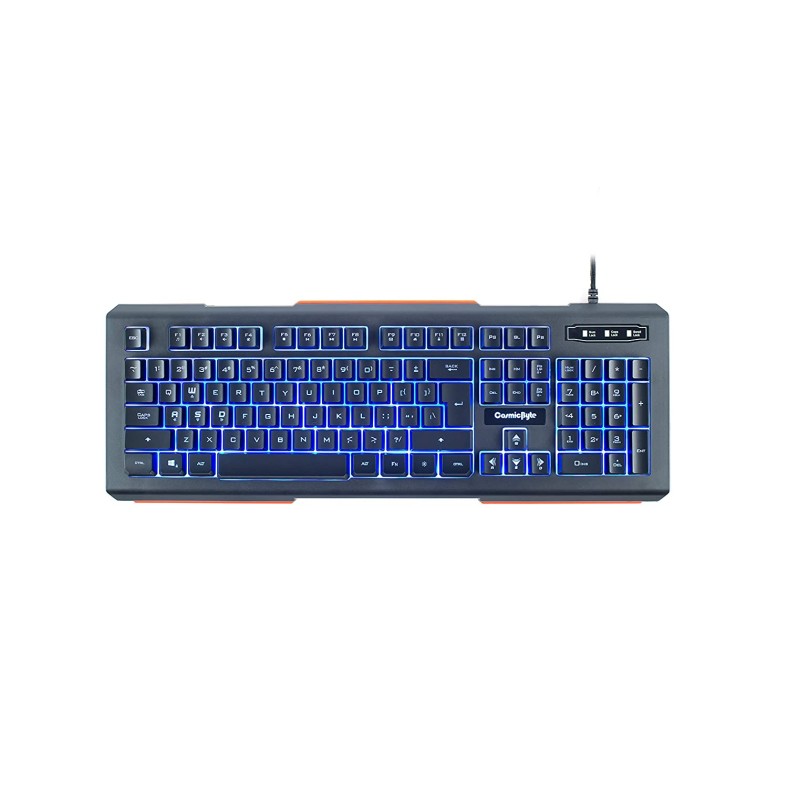 Cosmic Byte CB-GK-02 Corona Wired Gaming Keyboard 7 Color RGB Backlit with Effects Anti-Ghosting Black Refurbished Cosmic Byte CB-GK-02 Corona Wired Gaming Keyboard 7 Color RGB Backlit with Effects Anti-Ghosting Black Refurbished