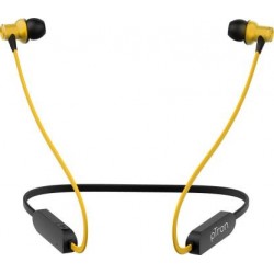PTron Avento Classic Bluetooth Headset   (Yellow, In the Ear)