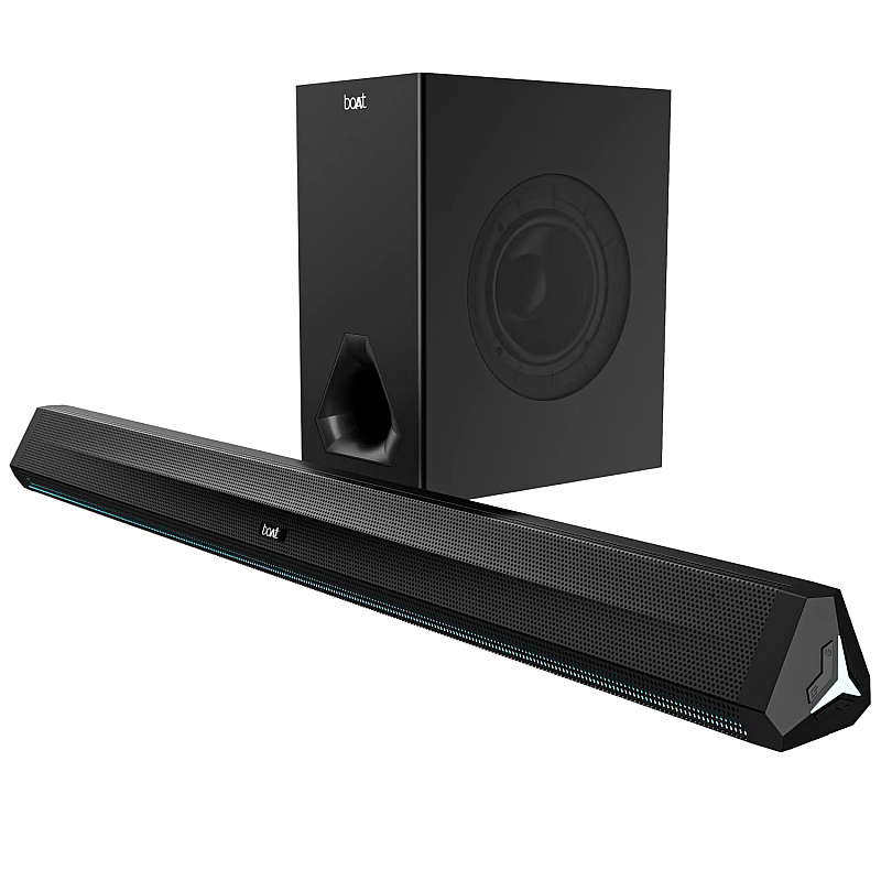 boAt Aavante Bar Orion Soundbar with 160W RMS Signature Sound, 2.1 CH, BT v5.3, Multi-Compatibility Mode Black