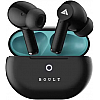 Boult W40 with Quad Mic ENC, 48H Battery Life, Low Latency (Electric Black, True Wireless)