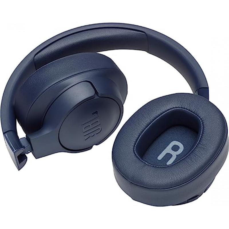 JBL Tune 700BT by Harman, 27-Hours Playtime with Quick Charging, Wireless Over Ear Headphones with Mic (blue)