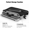 AirCase Laptop Bag Messenger Bag Sleeve for 13-Inch/ 14-Inch Laptop MacBook 2-Multi Pocket Black