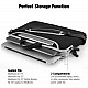 AirCase Laptop Bag Messenger Bag Sleeve for 13-Inch/ 14-Inch Laptop MacBook 2-Multi Pocket Black