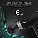 beatXP Bolt Atom Massage Gun | Body Massager | Percussion Muscle Massage Gun for Full Body Pain Relief for Men & Women with 4 Attachments