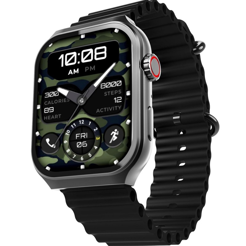 beatxp Marv Ultra 2.01 HD Bluetooth Calling Smart Watch, Metal Body, Rotary Crown, 500 Nits, Health Tracking, Wireless Charging(Electric Black) beatxp Marv Ultra 2.01 HD Bluetooth Calling Smart Watch, Metal Body, Rotary Crown, 500 Nits, Health Tracking, Wireless Charging(Electric Black)
