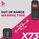 Beetel X73 Cordless 2.4Ghz Landline Phone with Caller ID Display, 2-Way Speaker Phone (Black)