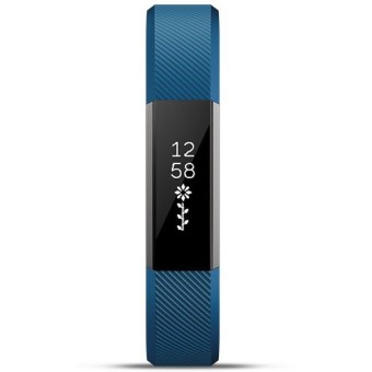 Fitbit Alta (Blue Strap, Size : Small)