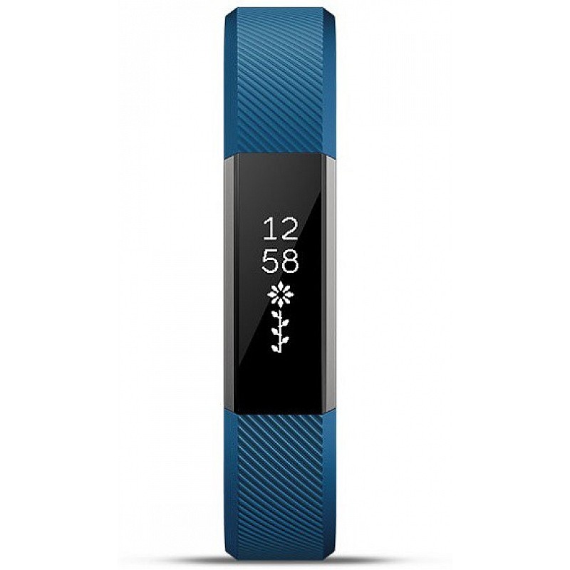 Fitbit Alta (Blue Strap, Size : Small)