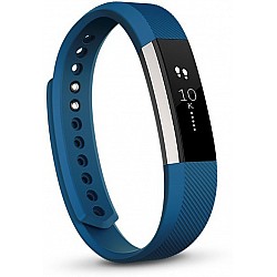 Fitbit Alta (Blue Strap, Size : Small)