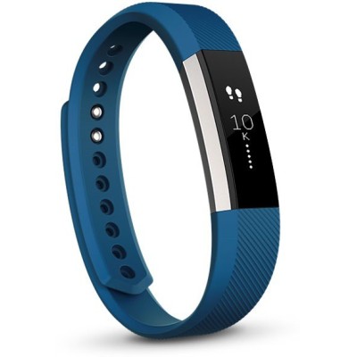 Fitbit Alta (Blue Strap, Size : Small)