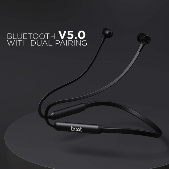 Boat 102 Bluetooth Wireless in Ear Earphones with Mic (Black)