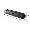 boAt Aavante Bar 558, 16W Stereo Sound, Dual EQ Modes, Multi-Compatibility, 4.5HRS Battery, Stylish Design, Master Remote Control, Bluetooth Sound Bar, Soundbar Speaker (Pitch Black)