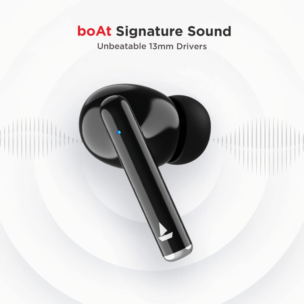 boAt Airdopes 111 Truly Wireless Bluetooth Earbuds Black boAt Airdopes 111 Truly Wireless Bluetooth Earbuds Black