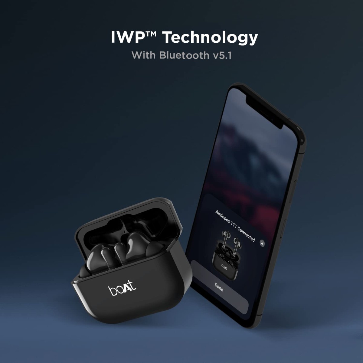boAt Airdopes 111 Truly Wireless Bluetooth Earbuds Black boAt Airdopes 111 Truly Wireless Bluetooth Earbuds Black