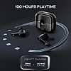 boAt Airdopes 121 Pro Plus, 100HRS Battery, 4Mics ENx, 50ms Low Latency, Fast Charge, LED Display, IPX5, v5.3 Bluetooth in Ear Earbuds, TWS Ear Buds Wireless Earphones with mic (Black)