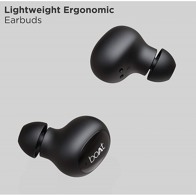 boAt Airdopes 121v2 Bluetooth Truly Wireless in Ear Earbuds with Mic Active Black