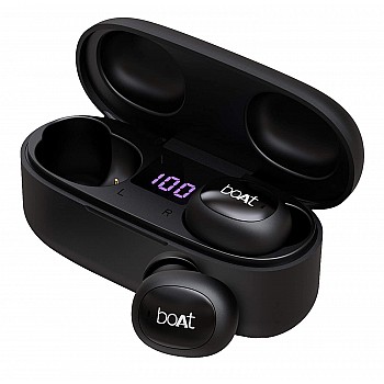 boAt Airdopes 121v2 Bluetooth Truly Wireless in Ear Earbuds with Mic Active Black