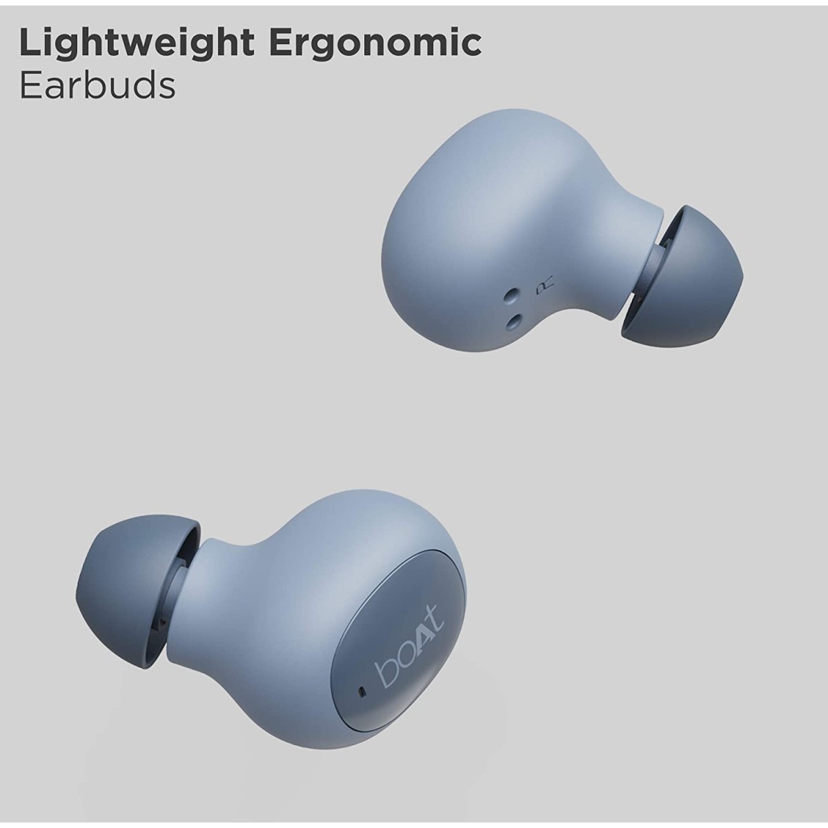 Boat Bluetooth 121v2 Truly Wireless in Ear Earbuds with Mic Midnight Blue