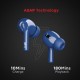 boAt Airdopes 161 TWS Earbuds with Charge 17H Playtime, Immersive Audio IPX5, Touch Controls Blue