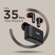 boAt Airdopes 175 True Wireless Earbuds with Quad Mics, 35H Playtime, boAt Signature Sound (Active Black)