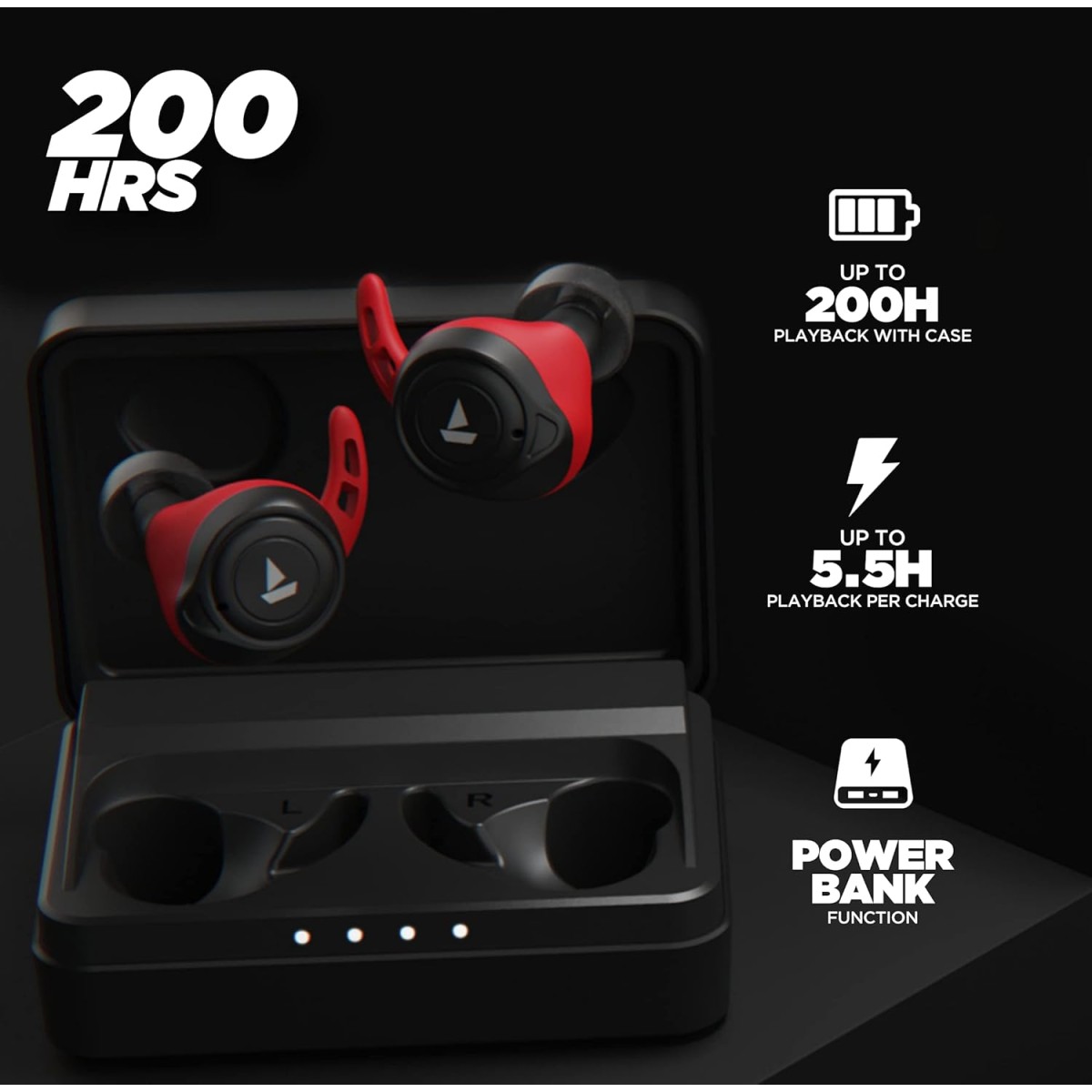 boAt Airdopes 491 Bluetooth Truly Wireless in Ear Earbuds with Mic