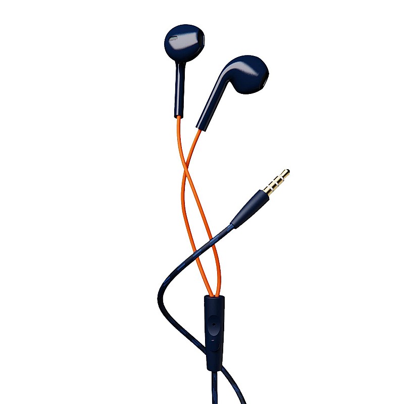 boAt Bassheads 105 Wired in Ear Earphones with Mic (Black)