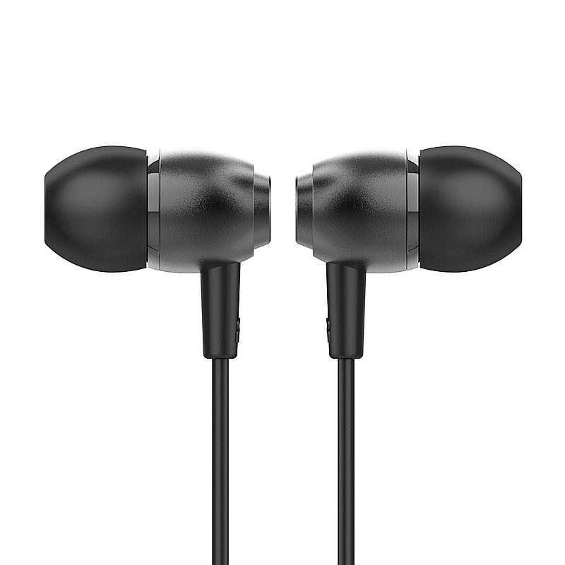 boAt BassHeads 182 Wired in Ear Earphone with Mic (Black)