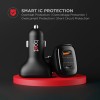 boAt Dual Port Rapid 5V Car Charger (Qualcomm Certified) Smart Charging with Quick Charge 3.0 for Cellular Phones (Black) (Free Micro USB Cable) boAt Dual Port Rapid 5V Car Charger (Qualcomm Certified) Smart Charging with Quick Charge 3.0 for Cellular Phones (Black) (Free Micro USB Cable)