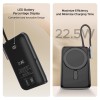 boAt Energyshroom PB330 MagnaCharge 10000 mAh Magnetic Wireless Power Bank w/ 15W Wireless Charging (Black)