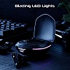 boAt Immortal 181, 40HRS Battery, 4Mics ENx, 40ms Low Latency, RGB Led Lights, Fast Charge, IWP Tech, v5.3 Bluetooth Earbuds, TWS Ear Buds Wireless Earphones with mic, Gaming Earbuds (Black Sabre)