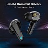 boAt Immortal 181, 40HRS Battery, 4Mics ENx, 40ms Low Latency, RGB Led Lights, Fast Charge, IWP Tech, v5.3 Bluetooth Earbuds, TWS Ear Buds Wireless Earphones with mic, Gaming Earbuds (Black Sabre)