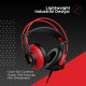 boAt Immortal-IM-200-(7.1) Wired Channel USB Gaming Headphone with RGB Breathing LEDs 50mm Drivers Raging (Red)--