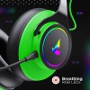 boAt Immortal IM1000D Dual Channel Gaming Wired Over Ear Headphones with mic, Dolby Atmos, 7.1 Channel Surround Audio, 50mm Drivers & RGB Breathing LEDs(Viper Green)