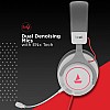 boAt Immortal IM1000D Dual Channel Wired Gaming Headphones with Dolby White Sabre