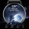 boAt Lunar Embrace w/Vibrant 1.51" (3.8 cm) AMOLED Display,Premium Metal Design, Functional Crown, 100+ Sports Mode, Animated Watch Faces, Built-in Games, Smart Watch for Men & Women(Steel Grey) boAt Lunar Embrace w/Vibrant 1.51" (3.8 cm) AMOLED Display,Premium Metal Design, Functional Crown, 100+ Sports Mode, Animated Watch Faces, Built-in Games, Smart Watch for Men & Women(Steel Grey)