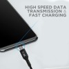 boAt Micro USB 150 Tangle-Free, Sturdy Micro USB Cable with 2A Fast Charging & 480mbps Data Transmission, 10000+ Bends Lifespan & Extended 1.5m Length Black boAt Micro USB 150 Tangle-Free, Sturdy Micro USB Cable with 2A Fast Charging & 480mbps Data Transmission, 10000+ Bends Lifespan & Extended 1.5m Length Black