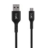 boAt Micro USB 150 Tangle-Free, Sturdy Micro USB Cable with 2A Fast Charging & 480mbps Data Transmission, 10000+ Bends Lifespan & Extended 1.5m Length Black boAt Micro USB 150 Tangle-Free, Sturdy Micro USB Cable with 2A Fast Charging & 480mbps Data Transmission, 10000+ Bends Lifespan & Extended 1.5m Length Black