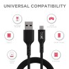 boAt Micro USB 150 Tangle-Free, Sturdy Micro USB Cable with 2A Fast Charging & 480mbps Data Transmission, 10000+ Bends Lifespan & Extended 1.5m Length Black boAt Micro USB 150 Tangle-Free, Sturdy Micro USB Cable with 2A Fast Charging & 480mbps Data Transmission, 10000+ Bends Lifespan & Extended 1.5m Length Black