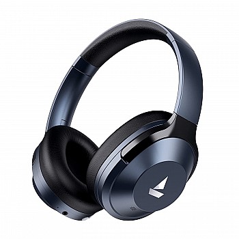 boAt NIRVANAA 751ANC Hybrid Active Noise Cancelling Bluetooth Wireless Over Ear Headphones with Up to 65H Playtime (Bold Blue)