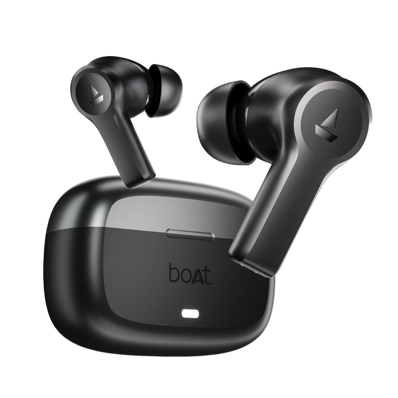 boAt Nirvana Lucid w/ 32 dB ANC, Multi-Point Connectivity, in-Ear Detection, 60HRS Playback, Hearables App, 4 Mics ENx, IPX5 Truly Wireless in Ear Earbuds, TWS Ear Buds boAt Nirvana Lucid w/ 32 dB ANC, Multi-Point Connectivity, in-Ear Detection, 60HRS Playback, Hearables App, 4 Mics ENx, IPX5 Truly Wireless in Ear Earbuds, TWS Ear Buds