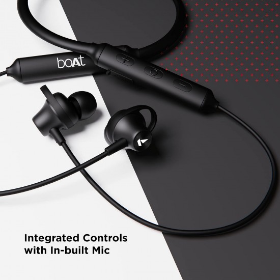 boAt Rockerz 245 v2 Bluetooth Wireless in Ear Earphones with Mic (Active Black)