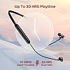 boAt Rockerz 245 v2 Pro, 30HRS Battery, ENx Tech, Fast Charge, Low Latency, Dual Pairing, Magnetic Ear Buds, IPX5, Type-C Interface, Bluetooth Neckband, Wireless with Mic Earphones (Active Black)