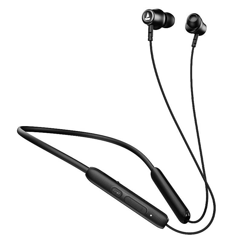 boAt Rockerz 245 v2 Pro, 30HRS Battery, ENx Tech, Fast Charge, Low Latency, Dual Pairing, Magnetic Ear Buds, IPX5, Type-C Interface, Bluetooth Neckband, Wireless with Mic Earphones (Active Black)